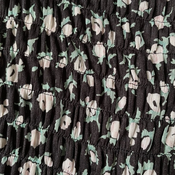 Snidel Ruched Mini Floral Dress - Picture 2 of 2